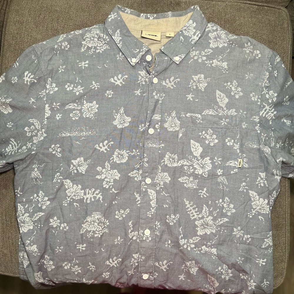 Vans size large men’s button down